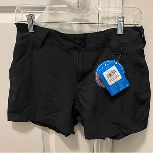 NWT - Columbia PFG black shorts - 5” inseams